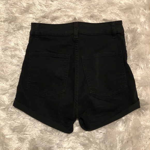 🌊2/$15🌊Black Highrise Shorts - Picture 2 of 3